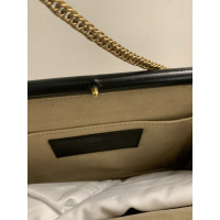 Givenchy Gem Quilted Leather Bag Leer in Zwart
