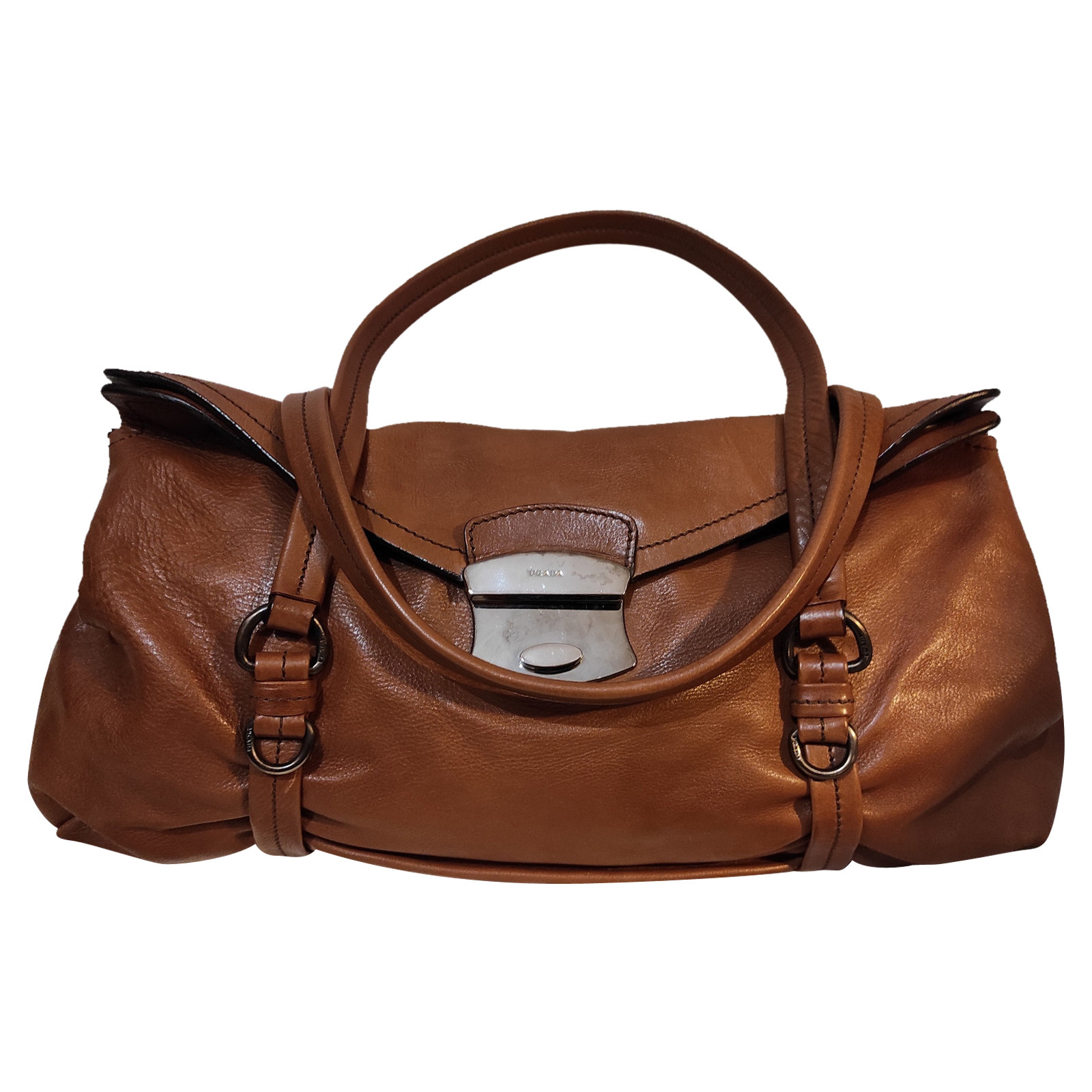 Prada Handtasche aus Leder in Braun - Second Hand Prada Handtasche aus  Leder in Braun gebraucht kaufen für 288€ (7699521)