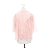 Isabel Marant Etoile Top en Coton en Rose/pink