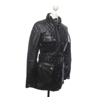 Belstaff Jas/Mantel Leer in Zwart