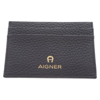 Aigner Bag/Purse Leather in Blue