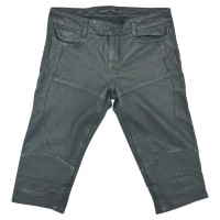 All Saints Shorts Leather in Black