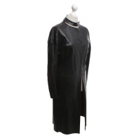 Costume National Lederen jas in zwart
