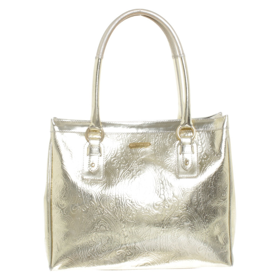 Etro Handbag in gold colors