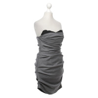 Moschino Kleid in Grau/Schwarz