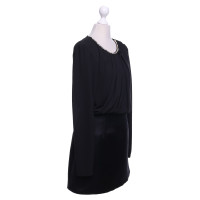 Elisabetta Franchi Black dress with gemstones