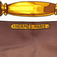 Hermès Sciarpa di seta in tricolore