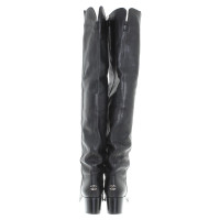 Chanel Overknees met verf detail