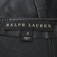 Ralph Lauren gonna di pelle di colore nero