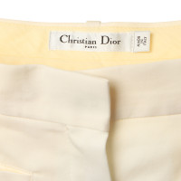 Christian Dior Weiße Baumwollhose