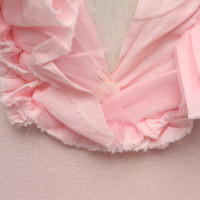 Miu Miu Oberteil aus Baumwolle in Rosa / Pink