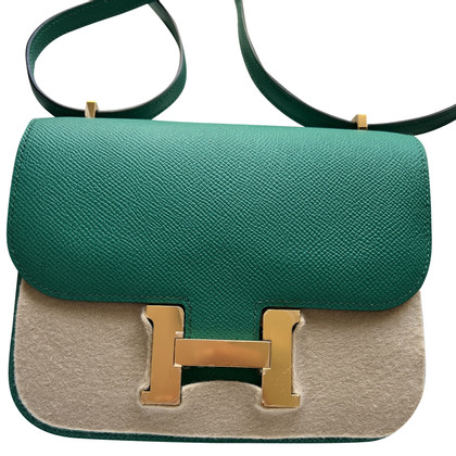 Hermès Constance Mini 18 Leather in Green