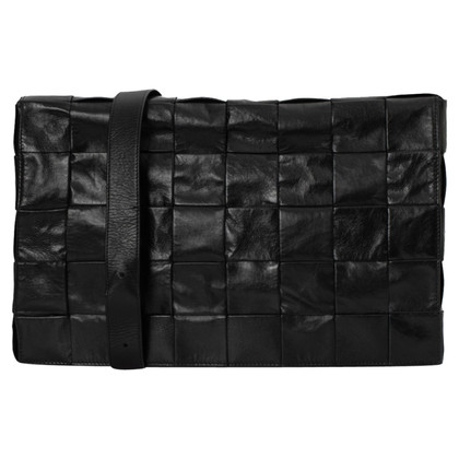 Bottega Veneta Casette Bag aus Leder in Schwarz