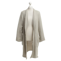 Drykorn Knitted coat in beige