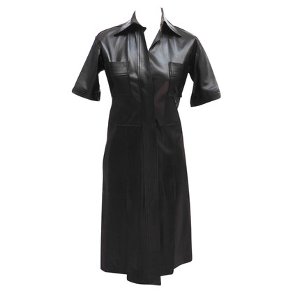 Yves Saint Laurent Leather dress with pockets