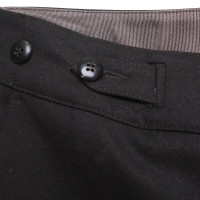 Armani Collezioni pantaloni di lana in marrone scuro