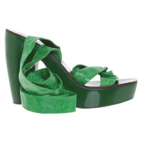 Marc By Marc Jacobs Platform sandalen in groen