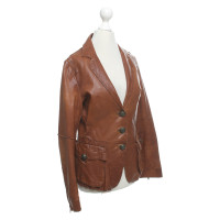 Iq Berlin Leather jacket in cognac