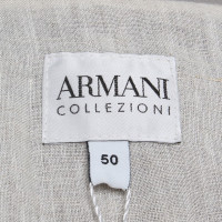 Armani Collezioni Veste en cuir en gris
