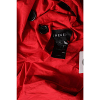 Jaeger Jacke/Mantel aus Baumwolle in Rot