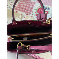 Louis Vuitton Montaigne MM33 aus Leder in Bordeaux