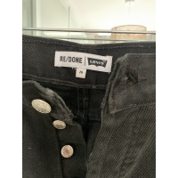 Re/Done Jeans aus Jeansstoff in Schwarz