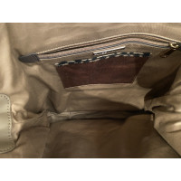 Roberto Cavalli Handtasche aus Leder in Khaki