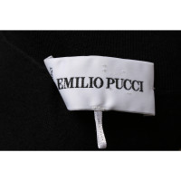 Emilio Pucci Oberteil aus Wolle in Schwarz