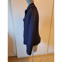 Maison Scotch Jacke/Mantel aus Wolle in Blau