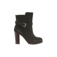 L'autre Chose Ankle boots Suede in Green