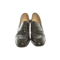 Bruno Magli Pumps/Peeptoes aus Leder in Schwarz