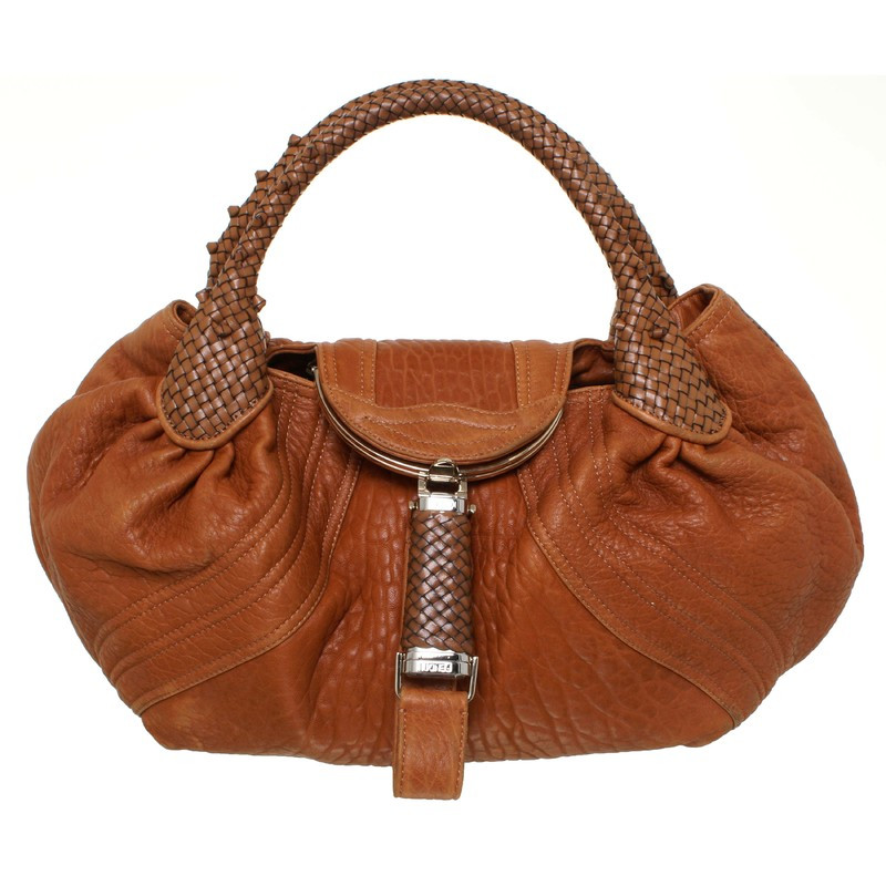 Fendi Spy Bag Large Leather in Brown