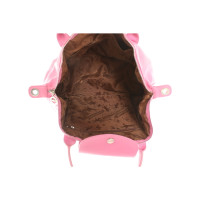 Longchamp Handtasche aus Leder in Rosa / Pink