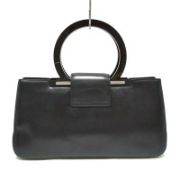 Salvatore Ferragamo Handtasche aus Leder in Schwarz