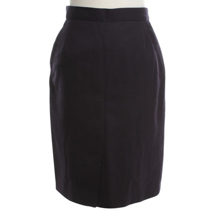 Van Laack Straight line skirt in blue