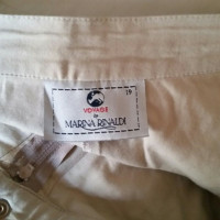 Marina Rinaldi Trousers Cotton in Beige