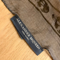Alexander McQueen Schal/Tuch aus Seide in Grau