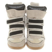 Isabel Marant Sneaker wedges in beige/black