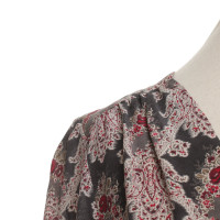 Comptoir Des Cotonniers Silk blouse with a floral pattern
