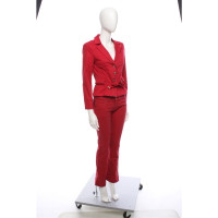 Armani Jeans Suit Cotton in Red