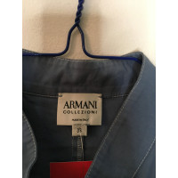Armani Collezioni Oberteil aus Baumwolle in Blau