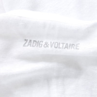 Zadig & Voltaire Top en Lin en Blanc