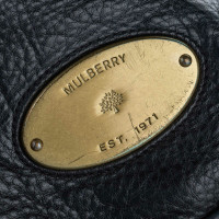Mulberry Umhängetasche aus Leder in Schwarz