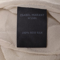 Isabel Marant Blouse en soie beige
