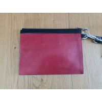 Jimmy Choo Clutch Bag Leather in Red