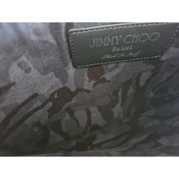 Jimmy Choo Clutch aus Leder in Rot