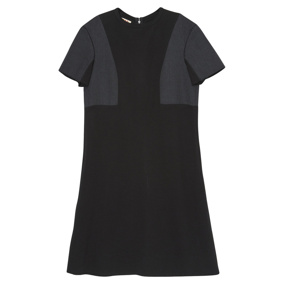 Marni Kleid aus Wolle in Schwarz