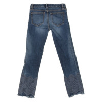 Tory Burch Jeans in Cotone in Blu