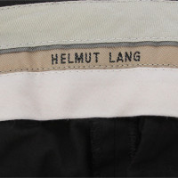 Helmut Lang Paire de Pantalon en Coton en Noir
