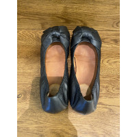ras Slippers/Ballerinas Leather in Black